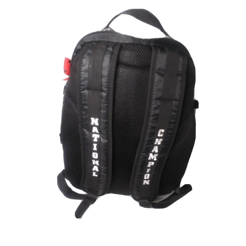 Metallic Silver Backpack All Star Challenge National Champion  Cheerleading Back